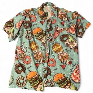 Gourmet Print Men's Shirt